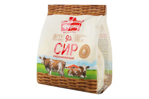 Сир кисломолочний 9% Ферма м/у 350г