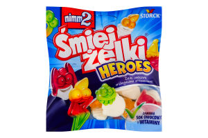Мармелад жувальний збагачений вітамінами Герої Nimm2 м/у 90г