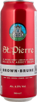 Пиво 0.5л 6.5% темне фільтроване пастеризоване Brune St. Pierre з/б
