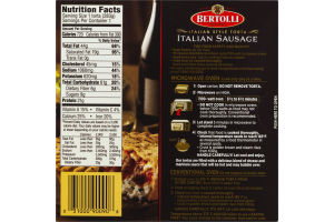 Bertolli Italian Style Torta Italian Sausage