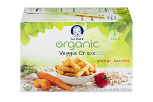Gerber Organic Veggie Crisps Orange Harvest - 5 CT