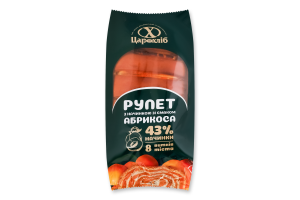 Рулет с начинкой со вкусом абрикоса Цар хліб м/у 350г