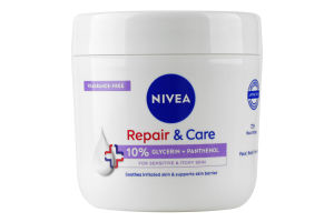 Крем для тела для чувствительной и раздраженной кожи Восстановление и уход Nivea 400мл