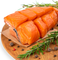 Юкола з лосося х/к, в/в, ваг