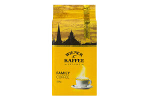 Кава натуральна смажена мелена Lvivska family coffee Wiener Kaffee в/у 250г