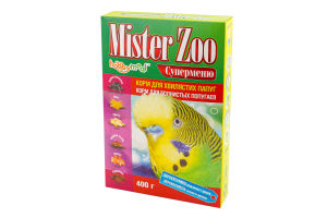 Корм д/хвилястих папуг Mister Zoo Суперменю 400г Hobby Meal