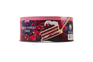 Торт бісквітний Black forest cake Tarta к/у 450г