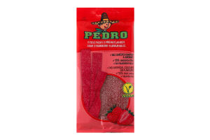 Цукерки желейні Sour strawberry flavour belts Pedro м/у 80г