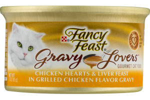 Fancy Feast Gravy Lovers Chicken Hearts & Liver Feast Gourmet Cat Food