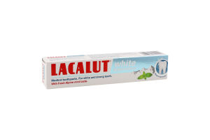 Паста зубна Alpenminze White Lacalut 75мл