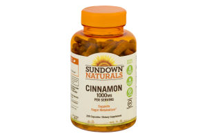 Sundown Naturals Cinnamon 1000 mg - 200 CT