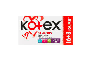 Тампон Kotex Ultra Sorb Silky Cover mini 16шт