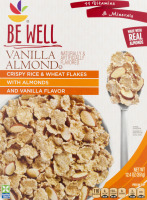 Ahold Be Well Crispy Rice & Wheat Flake Cereal Vanilla Almond