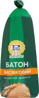 Батон нарізний на житній заквасці Висівковий Рома м/у 0.4кг
