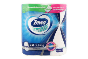 Полотенца бумажные кухонные 2-х слойные Original Extra Lang Wisch&Weg Zewa 2шт