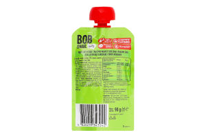 Пюре фруктовое для детей от 5мес гомогенизированное Яблоко-манго Baby Bob Snail д/п 90г