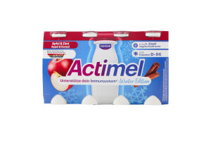 Продукт кисломолочный 1.4% Яблоко-корица Actimel к/у 8х100г
