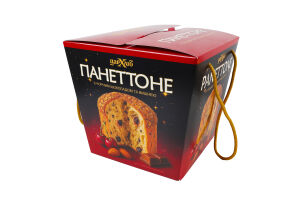 Кекс Панеттоне с черным шоколадом и вишней Цар хліб к/у 450г