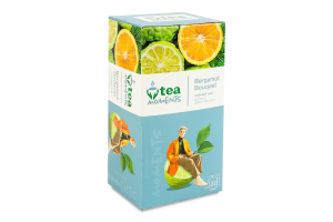 Чай чорний байховий ароматизований з додаванням рослинної сировини Букет бергамоту Tea Moments к/у 22х1.8г