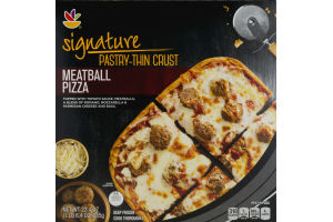 Ahold Signature Pastry-Thin Crust Pizza Meatball