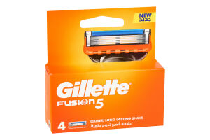 Касети змінні для гоління Fusion 5 Gillette 4шт