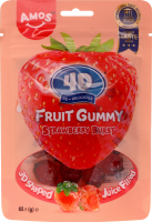 Цукерки Amos Полуниця 4D желейні