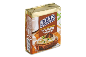 Сир плавлений 40% скибковий Жульєн грибний Наш Молочник м/у 70г