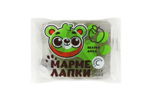 Мармелад желейный с витамином С со вкусом яблока Мармелапки Jelly Paws м/у 40г