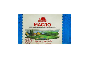 Масло Чутянка 72,8% 180 г Селянське