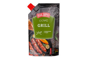 Соус с французской горчицей пастеризованный Гриль Щедро д/п 200г