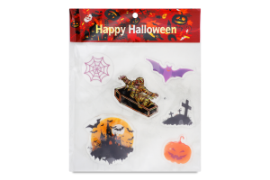 Набір наліпок д/вікна Хелловін в асортименті KYYW048