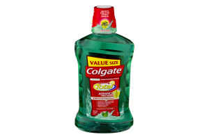 Colgate Total Antiplaque Mouthwash Advanced Pro-Shield Value Size Spearmint Surge