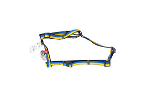 Шлея д/собак Колорс оф Фрідом з QR паспортом H-образна нейлон пластиковий фастекс р.M 20мм А40-70см В50-80см 5150-4020 ВауДог