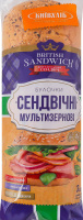 Булочки мультизерновые Сэндвичные Британский сэндвич Київхліб м/у 3х60г