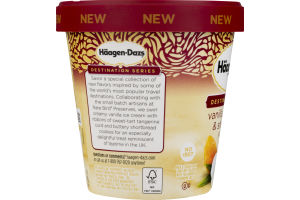 Haagen-Dazs Ice Cream Vanilla, Tangerine & Shortbread