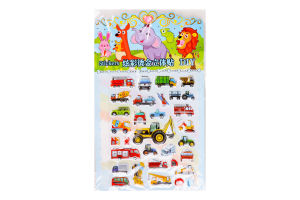Наклейки випуклі 23х18см №GS046 Yiwu Yalong Stationery Co. Ltd 1шт
