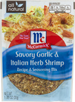 McCormick Recipe & Seasoning Mix - Savory Garlic & Italian Herb Shrimp