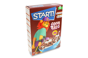 Завтраки сухие зерновые Шарики из какао Start! к/у 250г