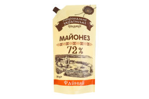 Майонез 72% Файный Національні українські традиції д/п 500г