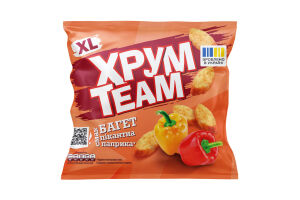 Сухарики Пикантная паприка Багет ХрумTeam м/у 90г