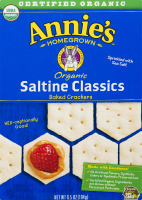 Annie's Homegrown Organic Saltine Classics Baked Crackers