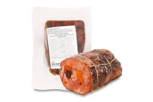 Шия запечена з чорносливом та курагою Родинна ковбаска в/с кг