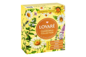 Чай цветочный ассорти Ромашка Chamomile collection Lovare к/у 32х1.3г
