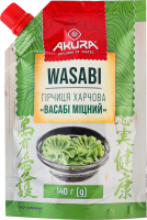 Горчица пищевая Васаби крепкий Akura д/п 140г