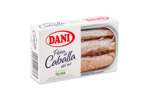 Філе скумбрії DANI 125г в оливковій олії з/б И383(Іспанія)
