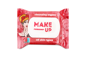 Серветки вологі д/зняття макіяжу 24шт з клапаном МіМі Beauty