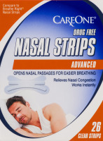 CareOne Drug Free Nasal Strips Advanced Clear - 26 CT
