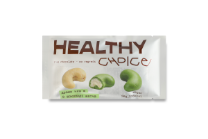 Драже кеш'ю в шоколаді матча Healthy Choice м/у 50г