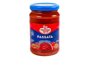 Пюре томатное 10% натуральное стерилизованное из перетертых томатов Passata Маленький кухар с/б 300г