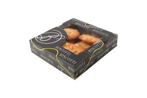 Печенье сдобное песочно-отсадное Американское с арахисом Biscotti к/у 0.225кг